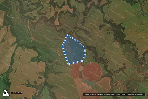 Imagem de satélite de Fazenda do Lagoão - JAIME COSTA em Vacaria - RS