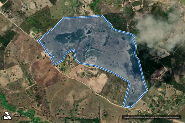 Imagem de satélite de SITIO LAGOA VERDE - Parte 1 em Esperança - PB