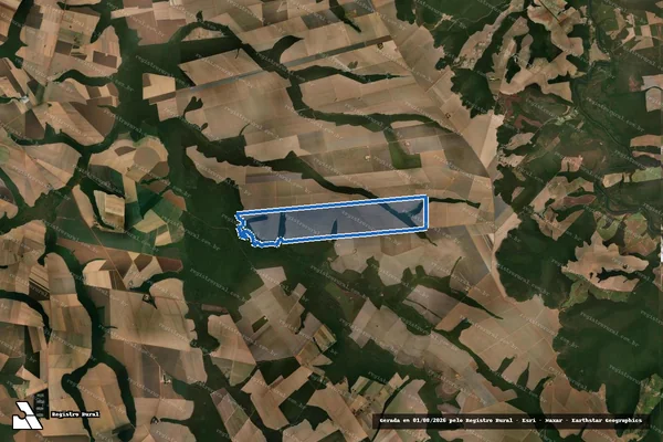Imagem de satélite de FAZENDA SANTA CÂNDIDA - LOTE II em Sorriso - MT
