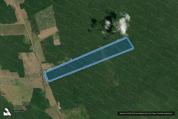 Imagem de satélite de Lote 128 - Parcela 1 em Mucajaí - RR