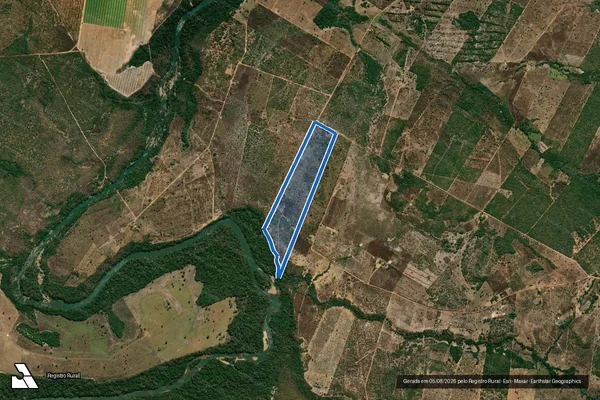 Imagem de satélite de LOTE 27, PA VOLTA DO RIO - LOTE 27 em Jaú do Tocantins - TO