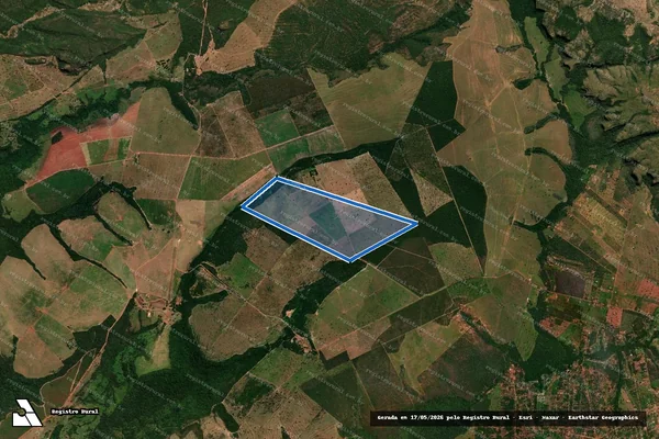 Imagem de satélite de Fazenda Nossa Senhora Aparecida - Parcela 1 em Juscimeira - MT