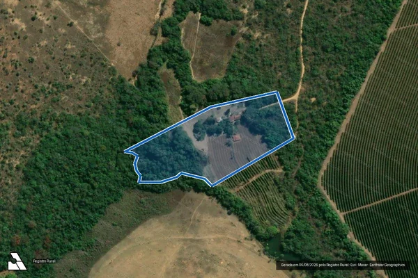 Imagem de satélite de Fazenda Cachoeira e Lambari - PARCELA 2 em Monte Carmelo - MG