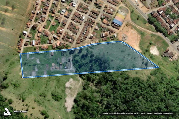 Imagem de satélite de FAZENDA ENTRE VILAS  - GLEBA II em Jitaúna - BA
