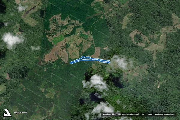 Imagem de satélite de FAZENDA SÃO JOSÉ - PARCELA01 em Una - BA