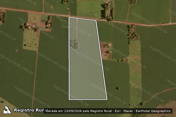 Imagem de satélite de PROJETO DE ASSENTAMENTO VISTA ALEGRE - Lote 14 em Sidrolândia - MS