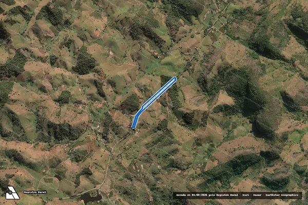 Imagem de satélite de ESTÂNCIA ZANIRA / Parte 2 BR em Muqui - ES