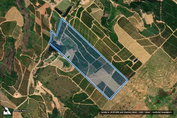 Imagem de satélite de SÍTIO ESPERANÇA - PARCELA 01 em São Gabriel da Palha - ES