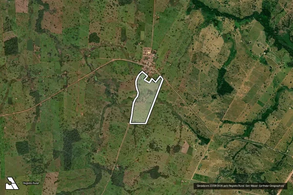 Imagem de satélite de SITIO 2 RANCHOS em Pontes e Lacerda - MT