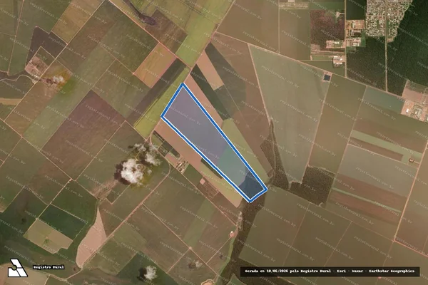 Imagem de satélite de FAZENDA NOVA ESPERANÇA ? LOTE 120 - Parte 1 em Querência - MT
