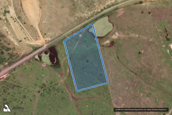 Imagem de satélite de FAZENDA FLORENÇA - PARTE 2 - PARCELA 19 em Almenara - MG