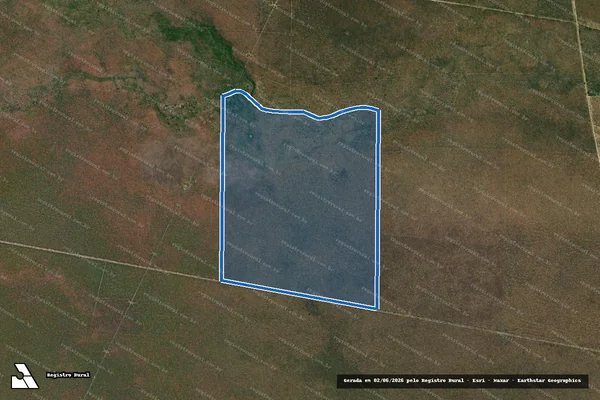 Imagem de satélite de FAZENDA SÃO BENTO - FAZENDA SÃO BENTO Mat: 3496 em Cotegipe - BA
