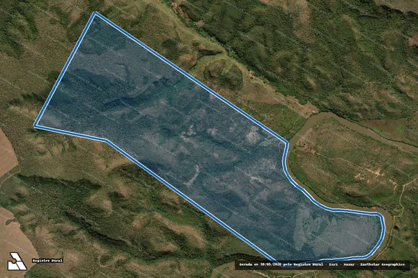 Imagem de satélite de FAZENDA RICA - 001 em Sambaíba - MA