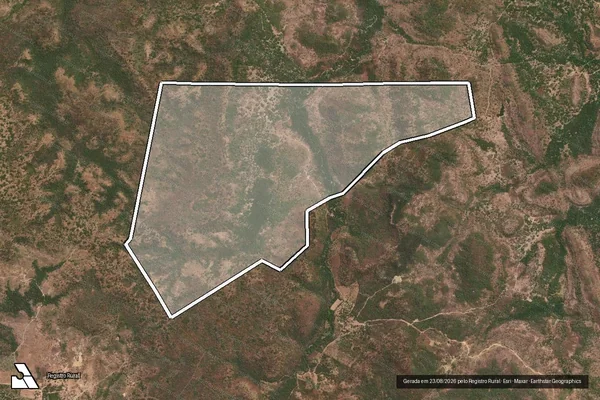 Imagem de satélite de PÉ DA LADEIRA - Parte 1 em São Félix do Piauí - PI