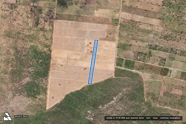 Imagem de satélite de Fazenda Cachoeirinha II - Lote 38 em Sento Sé - BA