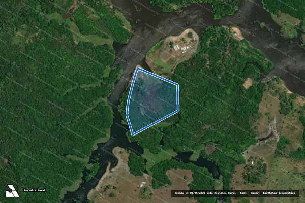 Imagem de satélite de JANAUACÁ - GLEBA 07 - Lote 65 - IMÓVEL JANAUACÁ em Careiro - AM