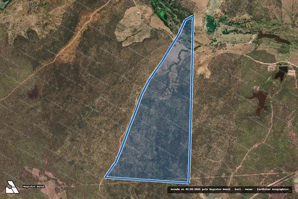 Imagem de satélite de Fazenda São Mateus - Fazenda São Mateus2 em Quixeramobim - CE