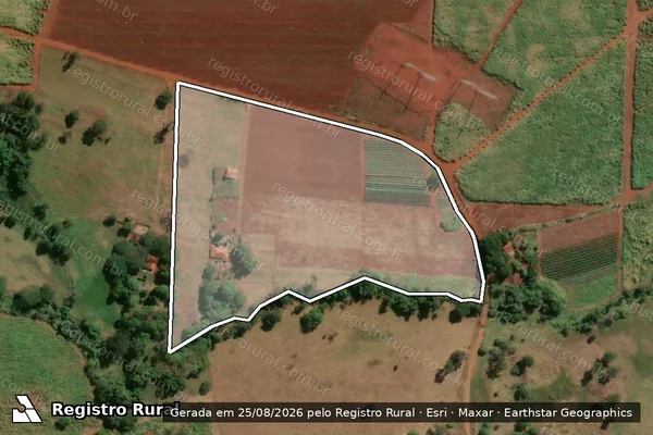 Imagem de satélite de Sitio Ipe - Gleba 2B em Buritizal - SP
