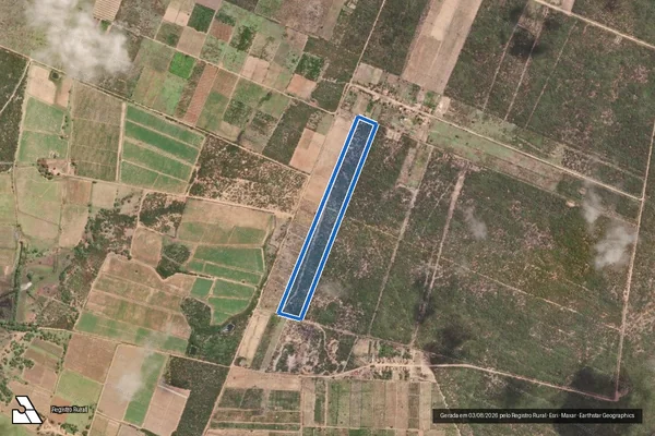 Imagem de satélite de Fazenda Malhada da Areia IV - Edmarcio Ferreira Guimarães - Lote 27 em Sobradinho - BA