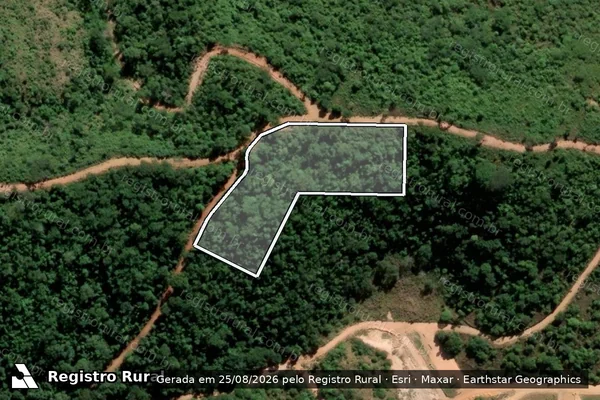 Imagem de satélite de FAZENDA SÃO DIOGO - Parte 24 em Teófilo Otoni - MG