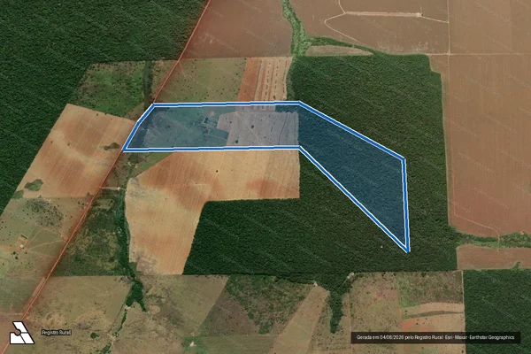 Imagem de satélite de FAZENDA ESTANCIA MODELO (PARCELA 03 DE 05) - GLEBA ESTÂNCIA MODELO em Porto dos Gaúchos - MT