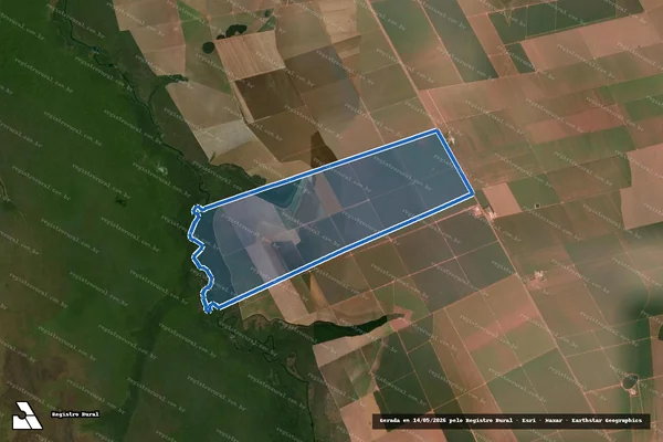 Imagem de satélite de FAZENDA PROTETOR -  MAT 334 em Campo Novo do Parecis - MT