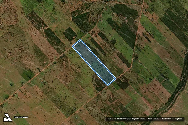 Imagem de satélite de P.A. MUTUM - Lote 333 em Ribas do Rio Pardo - MS