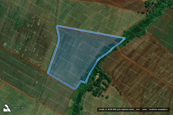 Imagem de satélite de Fazenda São Joaquim ? Gleba 3 - Parcela 1 em Araraquara - SP