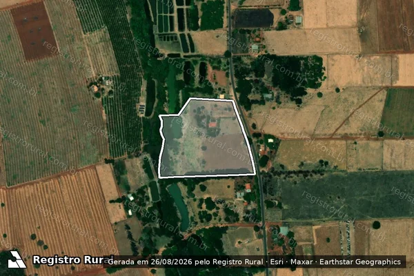 Imagem de satélite de Sítio Nossa Senhora Aparecida - Parte 1 em Jales - SP