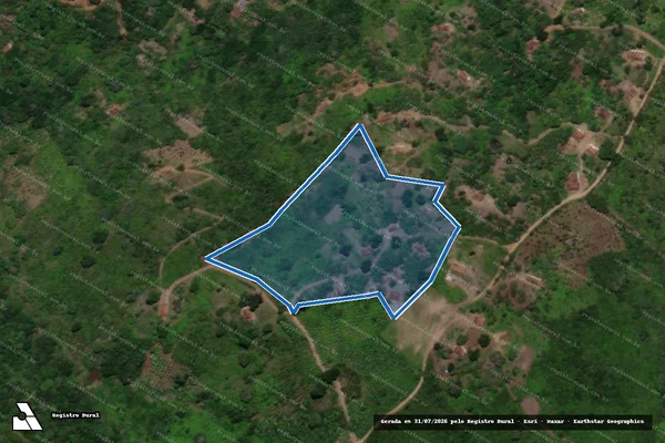 Imagem de satélite de SITIO JUÁ DE BAIXO - Parte 1 em Alagoa Nova - PB