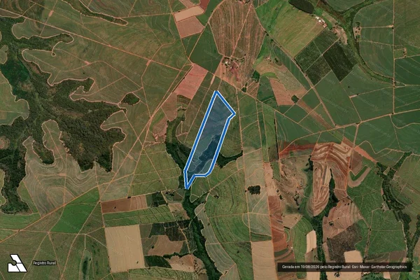 Imagem de satélite de FAZENDA BOA VISTA  - Parte 1 em Itápolis - SP