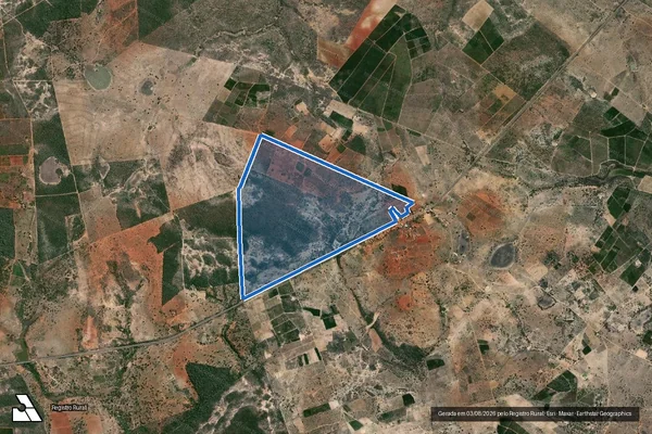 Imagem de satélite de Faz Alto Vermelho e São José - Parte 1 em Itaberaba - BA