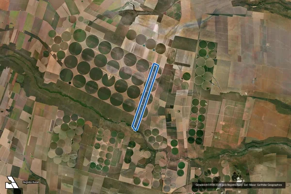 Imagem de satélite de Fazenda Santana II - Fazenda Santana II em Riachão das Neves - BA