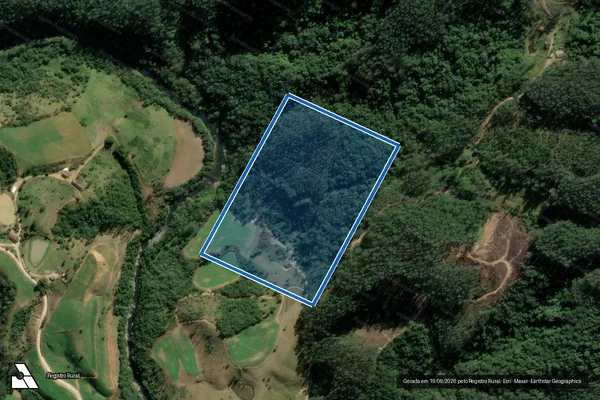 Imagem de satélite de SITIO NECKEL - ÁREA 1 LEONICE em Santa Rosa de Lima - SC