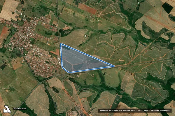 Imagem de satélite de FAZENDA NOVA PROMISSÃO / Matr. 12.573 e 60.886 - PARTE 1 em Clementina - SP