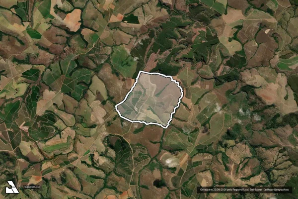 Imagem de satélite de Fazenda Garimpeiro - Fazenda Garimpeiro M-6.445 em São Roque de Minas - MG