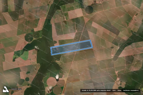 Imagem de satélite de Fazenda Nossa Senhora Aparecida - Faz. Sta Maria em Campo Novo do Parecis - MT