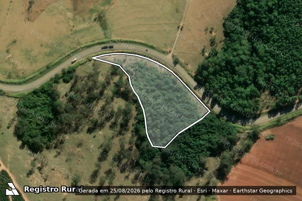 Imagem de satélite de Fazenda São Bento - GLEBA A em Vargem Grande do Sul - SP