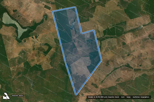 Imagem de satélite de FAZENDA BOM SUCESSO Lote 04 do Loteamento Lago Grande nº 02 - 001 em Formoso do Araguaia - TO