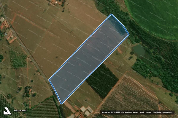 Imagem de satélite de CHÁCARA SÃO JOSÉ ? GLEBA H - Parte 1 em Avaí - SP