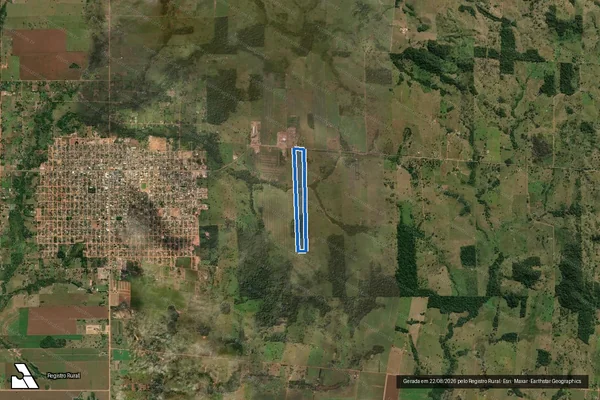Imagem de satélite de LOTE 12-C  GLEBA 66  - PIC PAR em Cerejeiras - RO