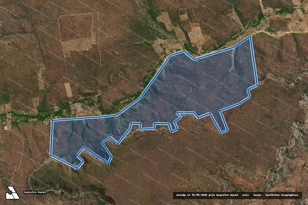 Imagem de satélite de Fazenda Mata Grande II - PARTE 1 em Cristino Castro - PI