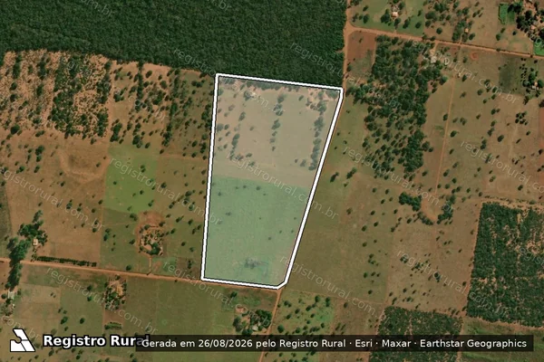 Imagem de satélite de PROJETO DE ASSENTAMENTO 7 DE SETEMBRO - Lote 104 em Terenos - MS