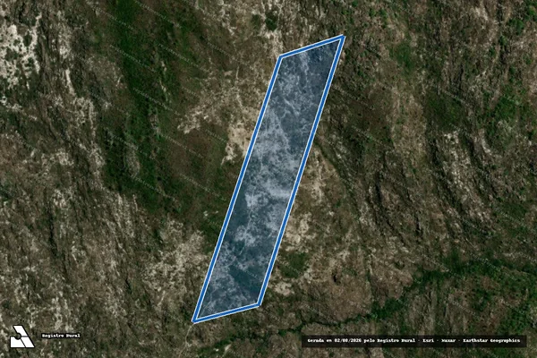 Imagem de satélite de FAZENDA PAI INÁCIO - Parte 2 em Grão Mogol - MG