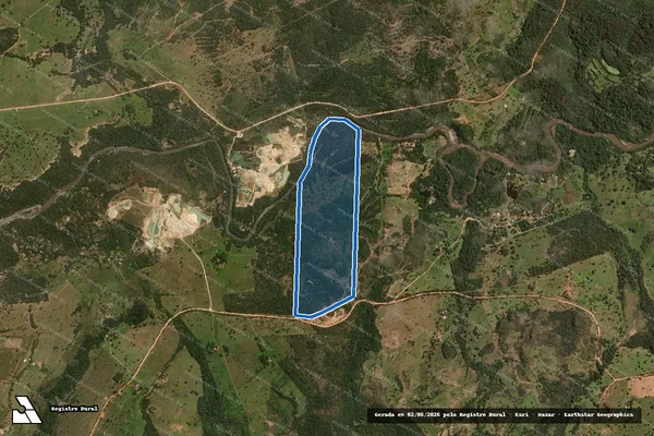 Imagem de satélite de Fazenda Bela Vista Goiabeira - Fazenda Bela Vista Goiabeira - Gleba D ? Sítio Mariane em Itiquira - MT