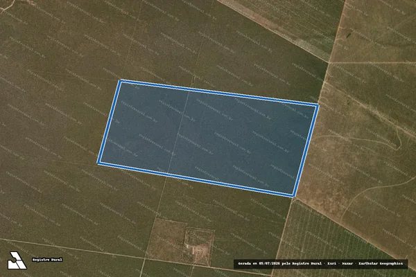 Imagem de satélite de FAZENDA CHAPADÃO DA ESTIVA VI-A - Parcela 1 em Uruçuí - PI