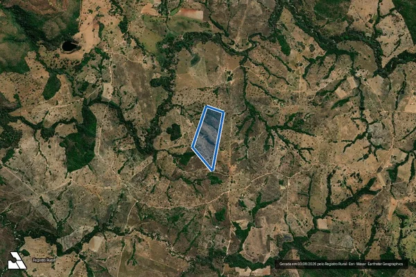 Imagem de satélite de FAZENDA FERREIRINHO - Parte 1 em Goiás - GO