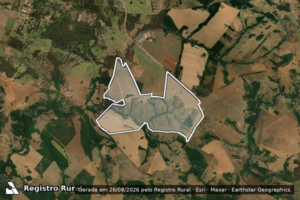 Imagem de satélite de FAZENDA VARGEM GRANDE - PARCELA 03 em Bela Vista de Goiás - GO