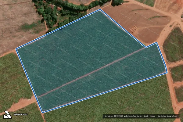 Imagem de satélite de Fazenda Santa Maria Gleba 10 - Gleba 10 em Jaboticabal - SP
