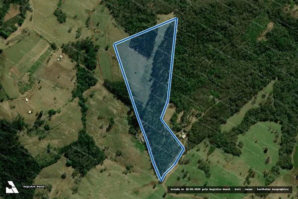 Imagem de satélite de FAZENDA CANTÚ - Lotes Nº. 2-8-Y Situado na Gleba nº. 11, Colônia Piquiri Denominado Cantuzinho em Palmital - PR